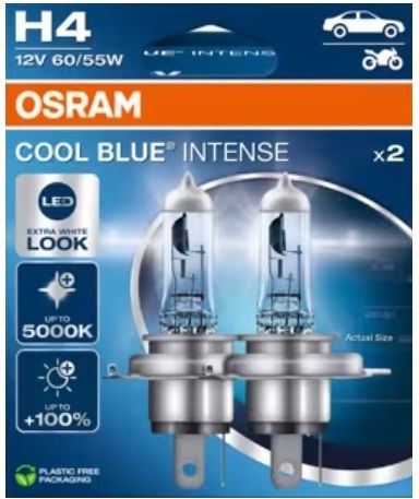 Osram Osram Autolampe H4 Halogen 5000K Kaltes Weiß