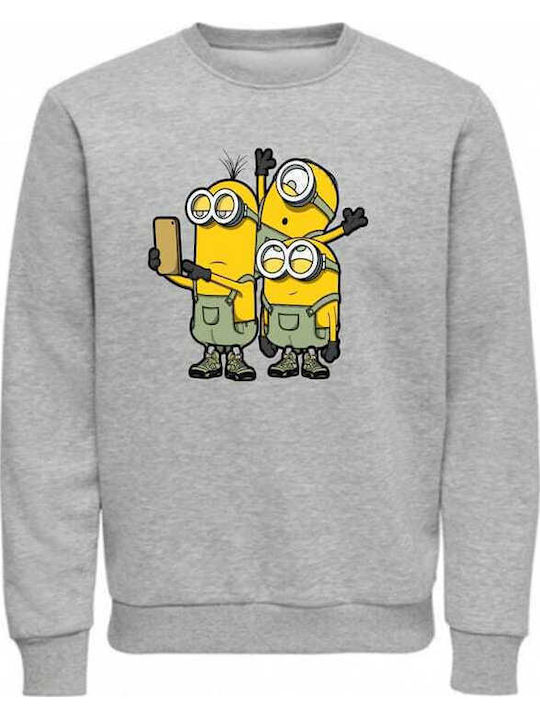 Kids Moda Παιδικό Φούτερ Γκρί Μελανζέ