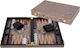 Engelhart Wooden Backgammon with Pawns 45.5x52cm