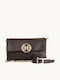Clelia Mini Leather Women's Shoulder / Crossbody Bag Brown