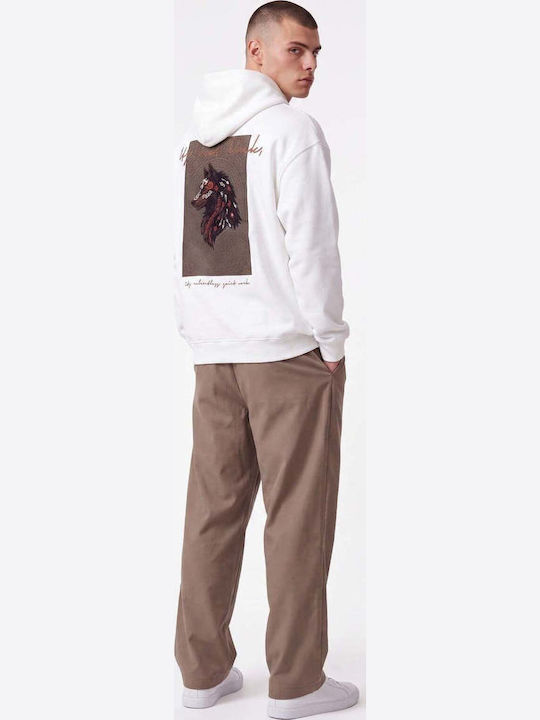 Ben Tailor Sweatshirt With Hood Ecru