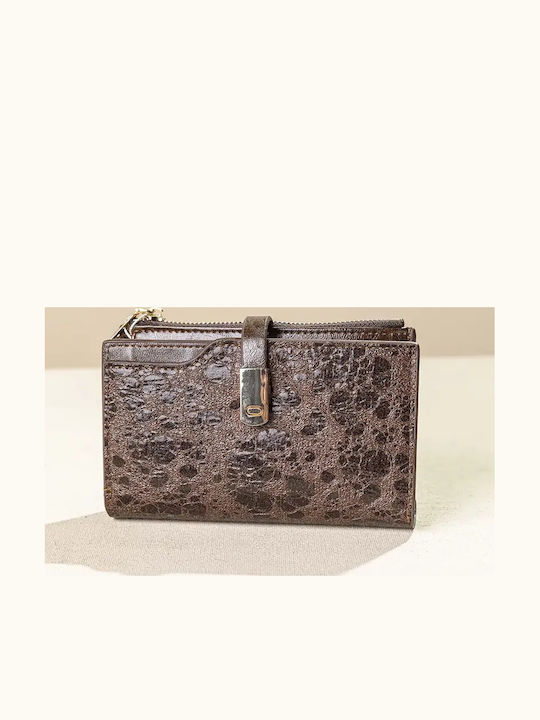 Fragola Large Women's Wallet Dark Coffee Drops