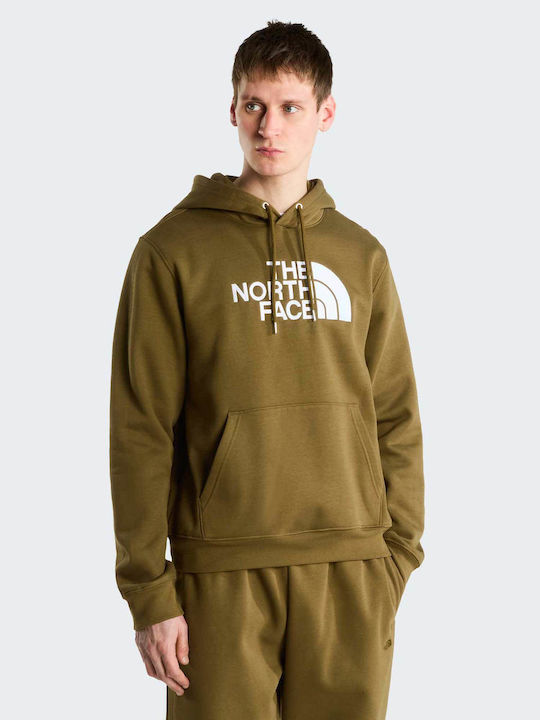The North Face Суитшърт с качулка Кафяв