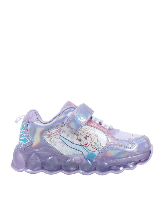Kinder Sneaker mit Lichtern Lila