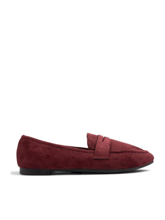 Soft Space Damen Mokassins in Burgundisch Farbe