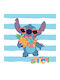 Disney Baby-Lätzchen Lilo & Stitch 79 Himmelblau 30x30cm