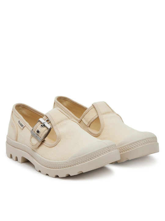 Palladium Pampa Γυναικείες Μπαλαρίνες Μπεζ