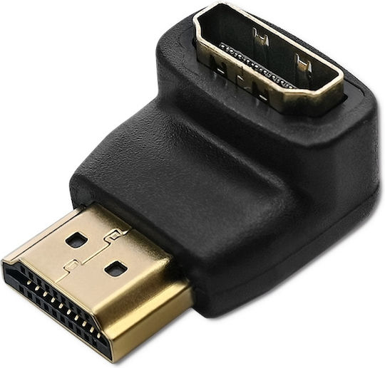 Qoltec Конвертор HDMI / Ethernet Женски в HDMI / Ethernet Мъжки