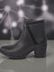 Leather Women's Ankle Boots Black