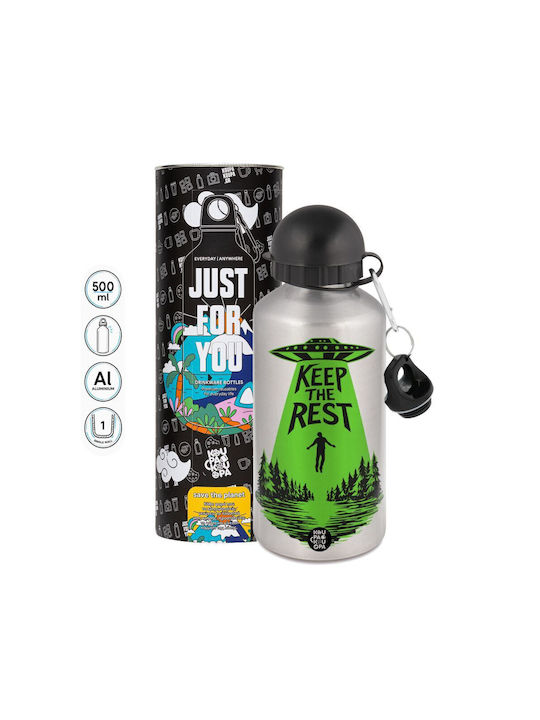 Koupakoupa Keep The Rest Wasserflasche Aluminium 503,2ml Silber