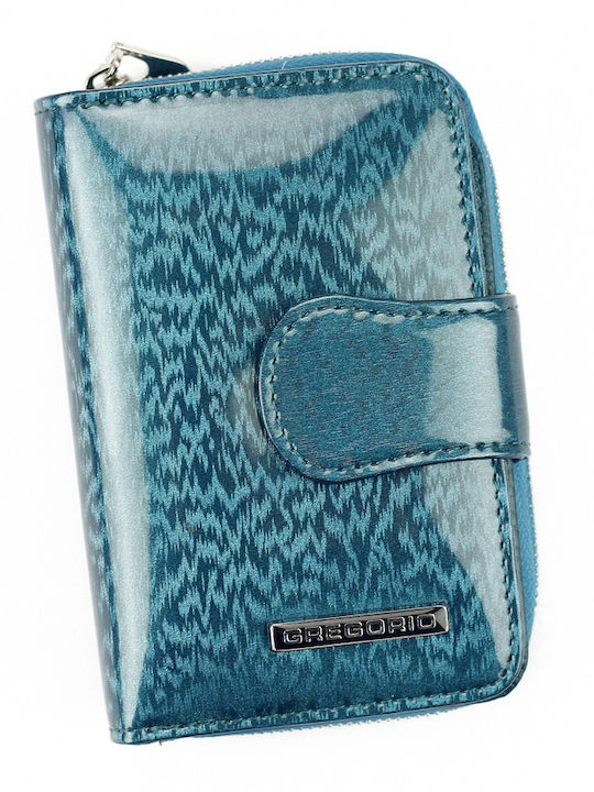 Leder Damenbrieftasche Blau