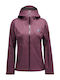 Stretch Shell Women's Jacket for Winter Dusk Violet
