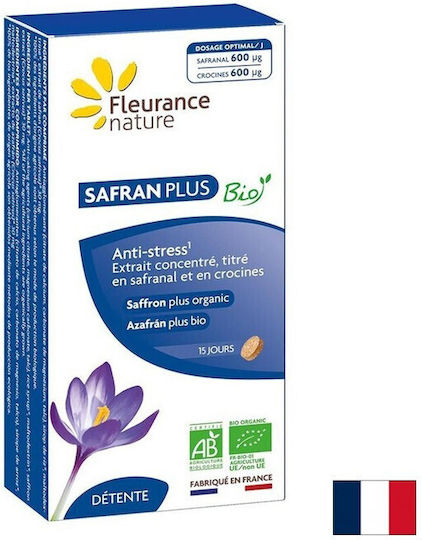 Șofran Bio PLUS 30 mg 15 Comprimate