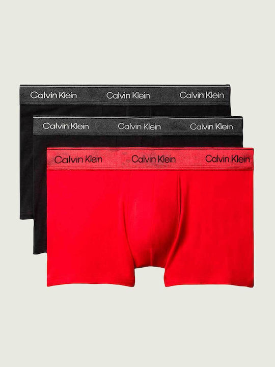 Calvin Klein Ανδρικά Μποξεράκια Black/goji Berr...