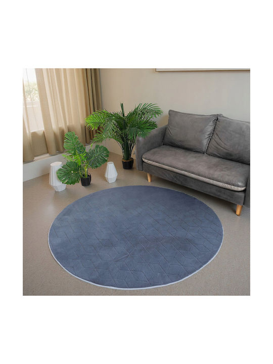 Strado Covor Rotund Gri Φ150cm