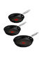 Tefal Set de tigăi din aluminiu cu 3 vase
