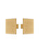 Zogometal Middle Door Lever 392 Pair Vintage Gold