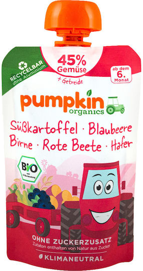 Pumpkin Organics Пюре от плодове и зеленчуци за 6+ месеца
