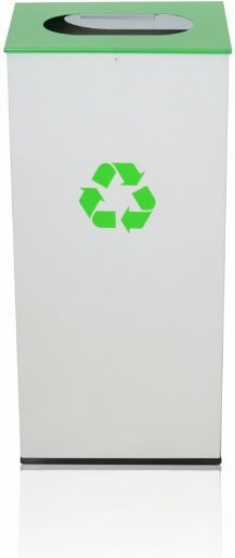 Molyto Recycling Waste Bin 85 Liters Oval Lid 8 Colors