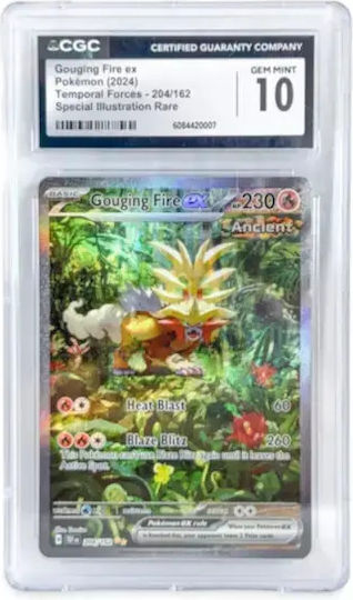 Pokémon Cgc 10 Schürfende Feuer Ex Tef 204