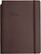 Type Center Agenda Zilnică A5 2027 Maro Din Piele 14x20.5cm (cu Personalizare)