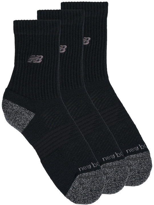 New Balance Спортни чорапи Черни 3 чифта