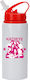 Digital Place Kids Water Bottle Made of White Aluminium 600ml