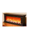 Dekoratives Tischlampen Wärmes Weiß Kamin 64x12x21cm