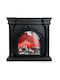 Decorative Table Lamp Warm White Fireplace 38x38cm