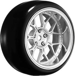 Louise 1/10 Drift 14-Speichen Rad- und Bereifung-Set Mattes Silber – 12mm Sechskant Verstellbarer Offset 2 4 6 8mm Louise 1/10 Drift 14-Speichen Rad- und Bereifung-Set Mattes Silber – 12mm Sechskant Verstellbarer Offset 2 4 6 8mm