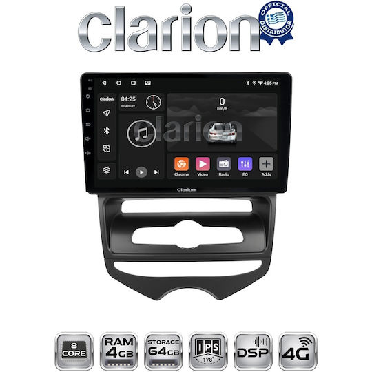 Clarion Автомобилна Аудио Система За Hyundai ix20 2012 > 2015 (Bluetooth/USB/Wi-Fi/GPS/Apple CarPlay/Android Auto)