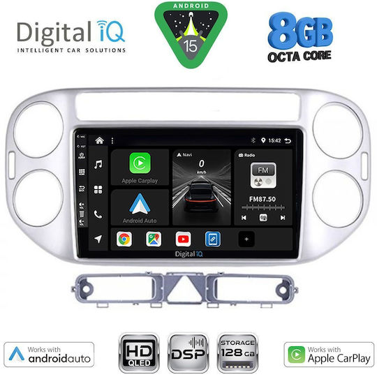 Digital IQ Auto-Audiosystem für Volkswagen Tiguan 2004-2011 mit Touchscreen 9 Zoll