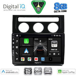 Digital IQ Auto-Audiosysteme für Volkswagen Touran 2003-2010 mit Klima (Bluetooth/USB/Eingebautes Wi-Fi / 3G/GPS/Apple CarPlay/Android Auto) mit Touchscreen 10"