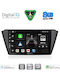 Digital IQ Автомобилна Аудио Система за Skoda Fabia 2015-2022 (Bluetooth/USB/Вграден Wi-Fi/GPS/Apple CarPlay/Android Auto) с Touch Screen 9"