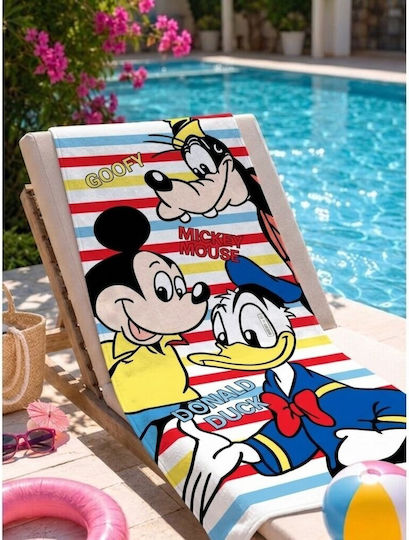 Детска Плажна Кърпа 100 Микрофибър 70x140 Mickey Paidtowel-04