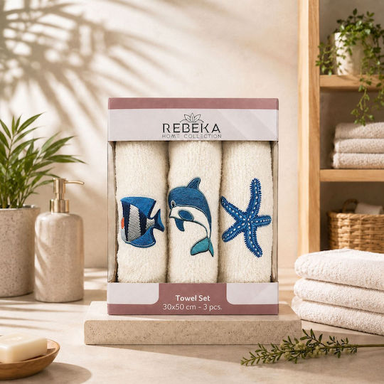 Rebeka Home Ръчно Изработен Оушън 3 Брой Rebeka Home Ръчно Изработен Оушън 3 Брой