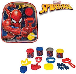 Spiderman Set De Aluat De Modelare Plasticină Spiderman Cu 4 Culori Pentru 3+ Ani
