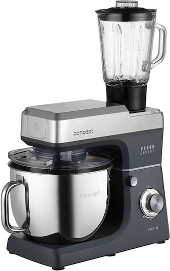 Concept Stand Mixer 1900W with Stainless Bowl 7lt Grey