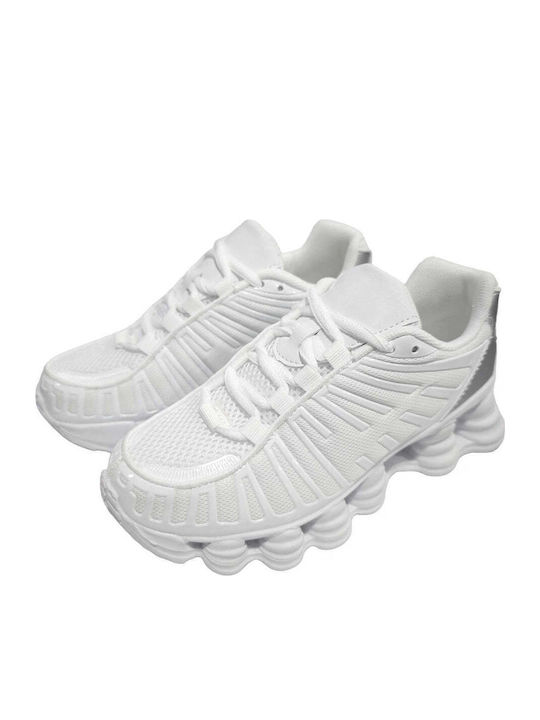 Damen Sneakers Weiß 2601-1-2-Weiße-36