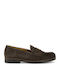Δερμάτινα Γυναικεία Loafers σε Καφέ Χρώμα