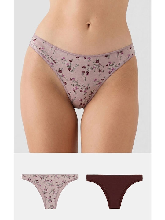 Minerva Fimelle Rio Κυλοτάκια Γυναικεία Slip 2Pack