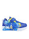 Sonic Παιδικά Sneakers με Σκρατς & Φωτάκια Μπλε