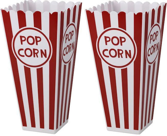 Oem Becher Plastik Snack Mehrzweck 9,5x19cm Popcorn Set 2 Stück