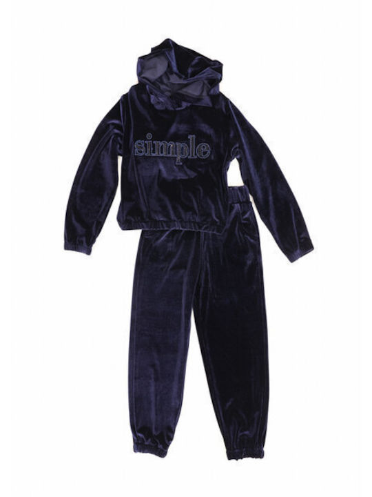 Kids Sweatpants Set Purple