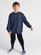 Kids Sweatpants Set With Blue Top