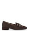 Leder Loafer Pumps Braune