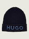 Beanie Women's Knitted Beanie in Navy Blue Color