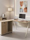 Corner Desk Pregab Wooden Oak-Beige 140x70x75cm
