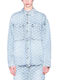 Long Women's Jean Jacket Blue