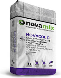 Лепило за Стъклени Блокове 5кг Novacol Gl Novamix Лепило за Стъклени Блокове 5кг Novacol Gl Novamix